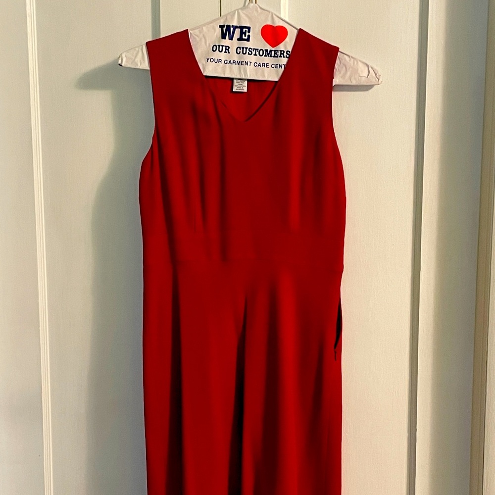 Cherry Red Cocktail Dress Size 8 Petite